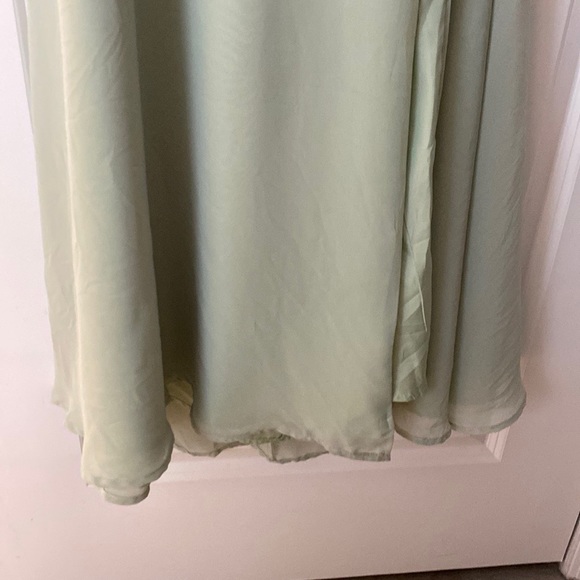 Azazie Clarice bridesmaid A-Line High Neck Chiffon Floor-Length Dress - Picture 10 of 10